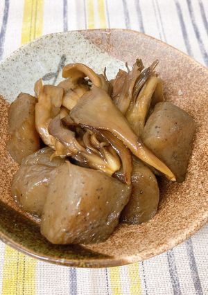 まいたけとこんにゃくの甘辛炒め-レシピのメイン写真