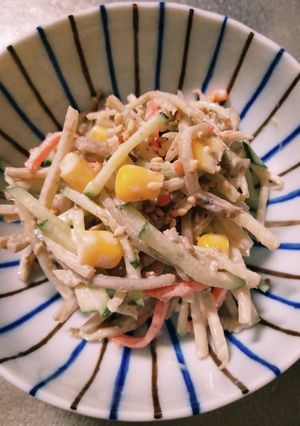 市販ごぼうサラダアレンジ-レシピのメイン写真