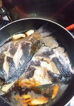 グレの煮付け〜水なし-レシピのメイン写真
