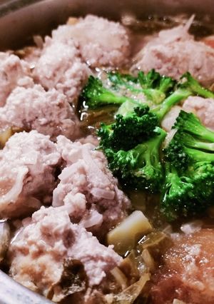 ポトフ風 / 彩り肉団子スープ-レシピのメイン写真