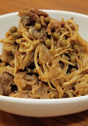 牛肉とエノキの山椒煮-レシピのメイン写真
