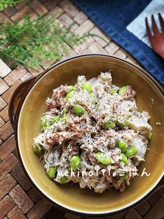 里芋と枝豆とベーコンの和風サラダ-レシピのメイン写真