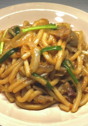 お店の味!津山ホルモンうどん-レシピのメイン写真