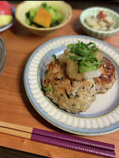 ひじきと豆腐のおろしポン酢ハンバーグ-レシピのメイン写真