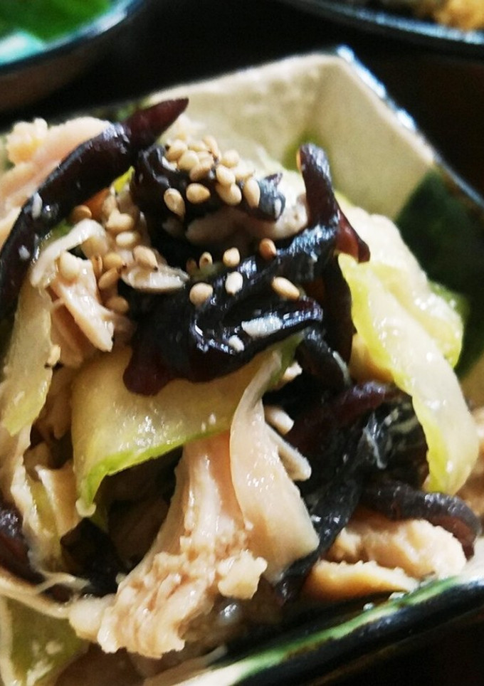 きくらげとささみとセロリの中華風サラダ-レシピのメイン写真
