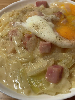 クリームパスタ-レシピのメイン写真