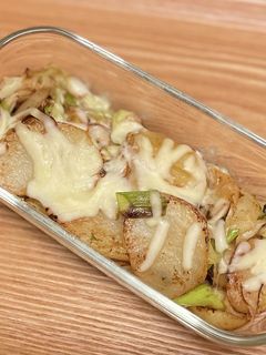 おつまみにも!白ネギとポテトのチーズ焼き-レシピのメイン写真