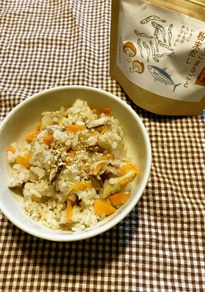 粉末だしできのこたっぷり炊き込みご飯-レシピのメイン写真