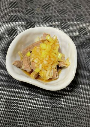 サッパリ豚タンのネギ酢和え-レシピのメイン写真