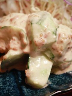 胡瓜の胡麻マヨ梅わさ和え-レシピのメイン写真