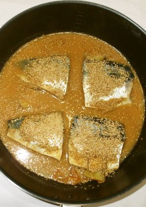 サバの生姜味噌煮♪胃腸の冷えに簡単薬膳-レシピのメイン写真