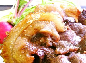 シンプル！いのしし肉の生姜焼き-レシピのメイン写真