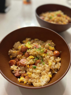 ウインナーと卵のチャーハン-レシピのメイン写真