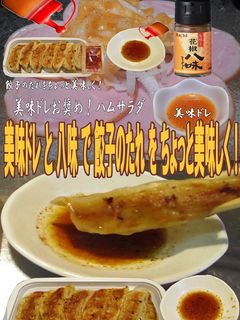 美味ドレと八味で焼き餃子-レシピのメイン写真