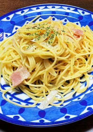 残ったアヒージョの油でペペロンチーノ-レシピのメイン写真