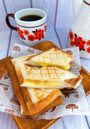 シュガーチーズの簡単★ホットサンド-レシピのメイン写真
