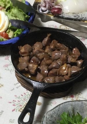 砂ずりソテー-レシピのメイン写真