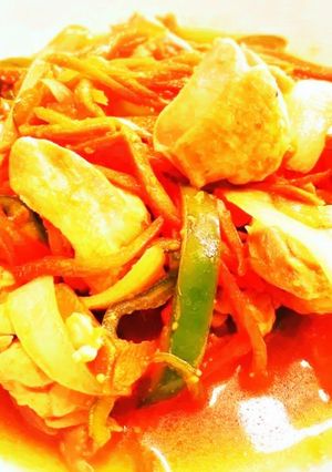 鶏肉の味噌醤油炒め-レシピのメイン写真