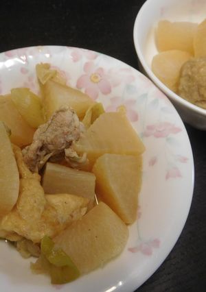 粉末だし×バター！大根と豚肉の煮物-レシピのメイン写真