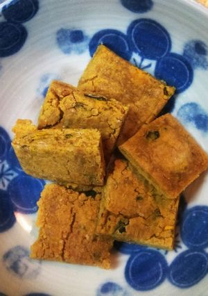 ハナのおやつ　カボチャ　きな粉　全粒粉-レシピのメイン写真