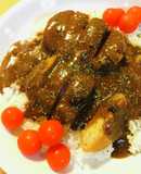 レトルト●市販コロッケのコロッケカレー