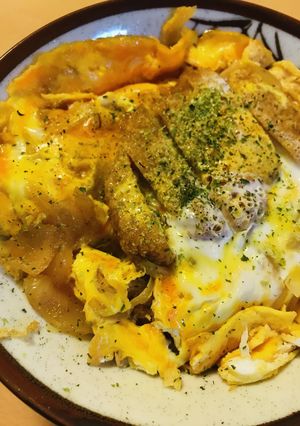 市販コロッケ★玉子でとじる玉子コロッケ丼-レシピのメイン写真