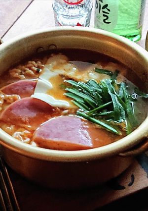 ピリ辛★ラーメンでおうち韓国ポチャ♪-レシピのメイン写真