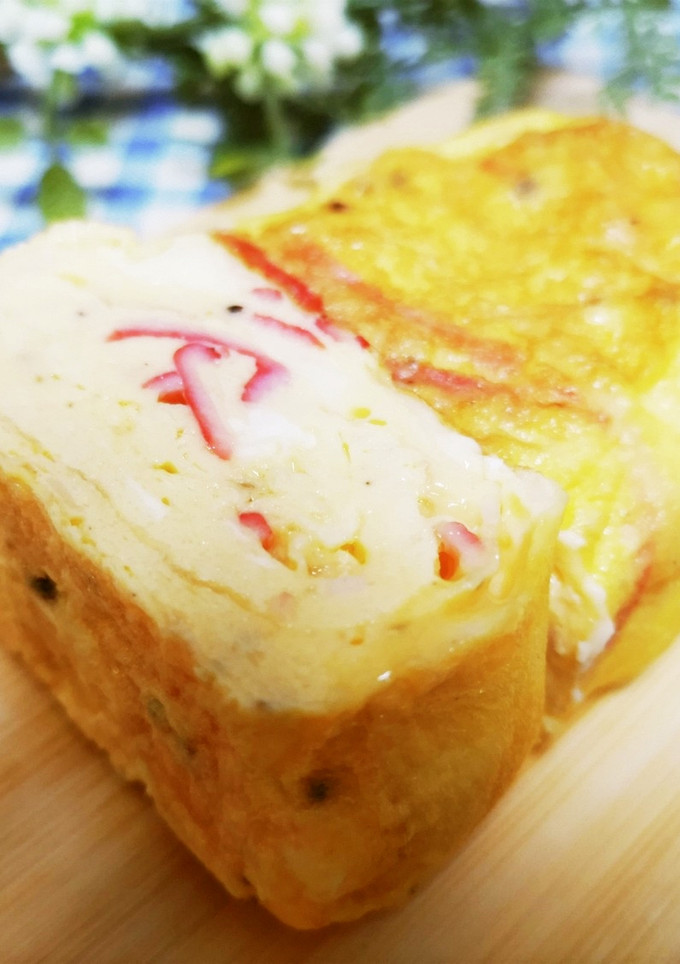 カニカマとチーズの卵焼き-レシピのメイン写真
