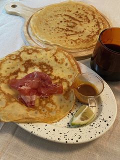 焦がしバター風味の甘いクレープ-レシピのメイン写真