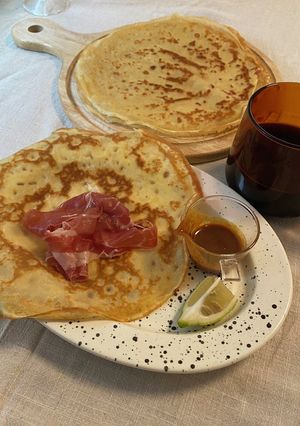 焦がしバター風味の甘いクレープ-レシピのメイン写真