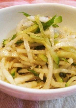 まるごと粉末だしで大根と塩昆布和え～♪♪-レシピのメイン写真