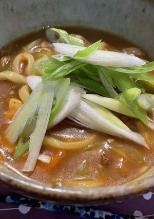 残ったお味噌汁でカレーうどん-レシピのメイン写真