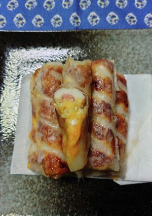 ヨウサマの減塩ちくわのポテサラ春巻き-レシピのメイン写真