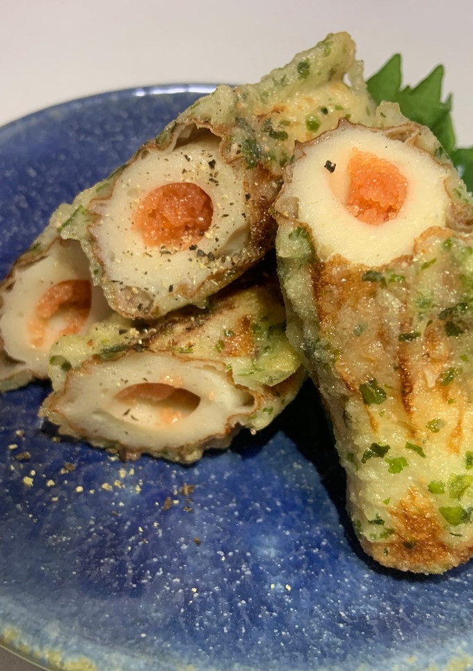 ちくわ～明太磯辺揚げ-レシピのメイン写真