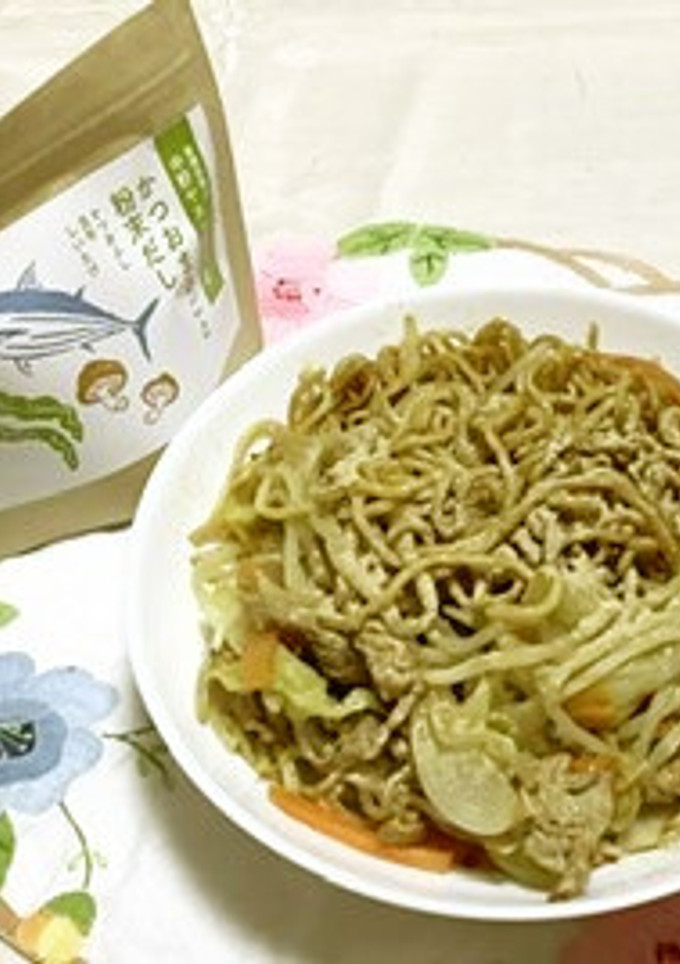 まるごと粉末だしでプレミアムな？焼きそば-レシピのメイン写真