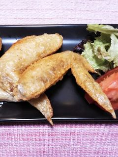 ビールに良く合う!鶏 手羽先の素揚げ-レシピのメイン写真