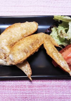 ビールに良く合う！鶏 手羽先の素揚げ-レシピのメイン写真