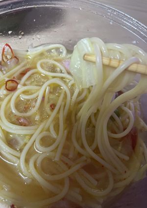 レンチン　パスタ-レシピのメイン写真