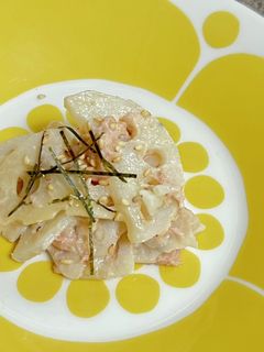 レンコンツナサラダ-レシピのメイン写真