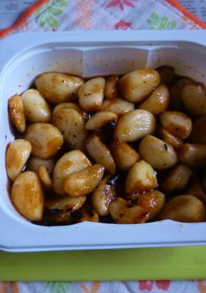 焼きにんにくの牡蠣だし醤油漬け-レシピのメイン写真
