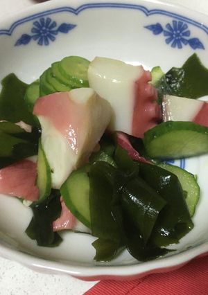 きゅうりとわかめの酢の物-レシピのメイン写真