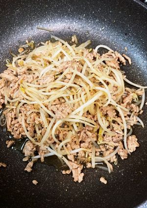 もやし炒め　ひき肉いり！-レシピのメイン写真