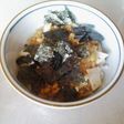 納豆と梅肉のねばねば丼