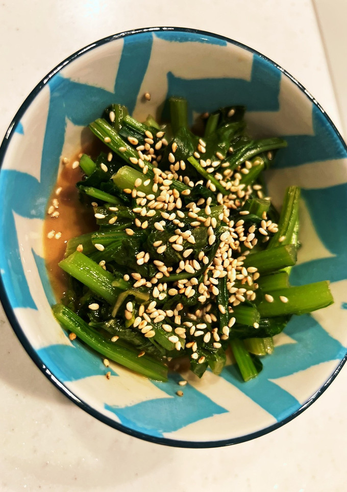 カブの葉の胡麻和え　簡単時短作り置き-レシピのメイン写真
