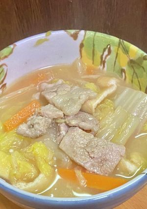 白菜たっぷりの豚汁-レシピのメイン写真