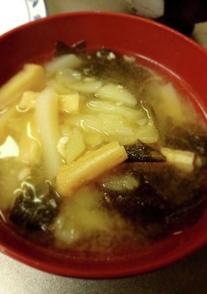 冷凍ポテトで速攻じゃがいもみそ汁-レシピのメイン写真