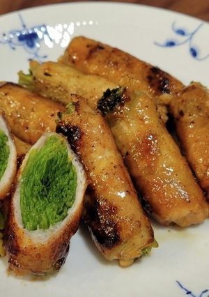 ほうれん草の肉巻き バターポン酢焼き-レシピのメイン写真