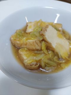 厚揚げと白菜の中華風あんかけ-レシピのメイン写真