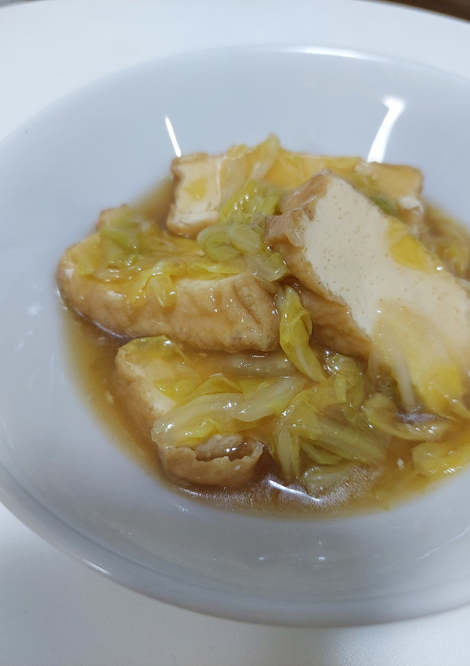 厚揚げと白菜の中華風あんかけ-レシピのメイン写真