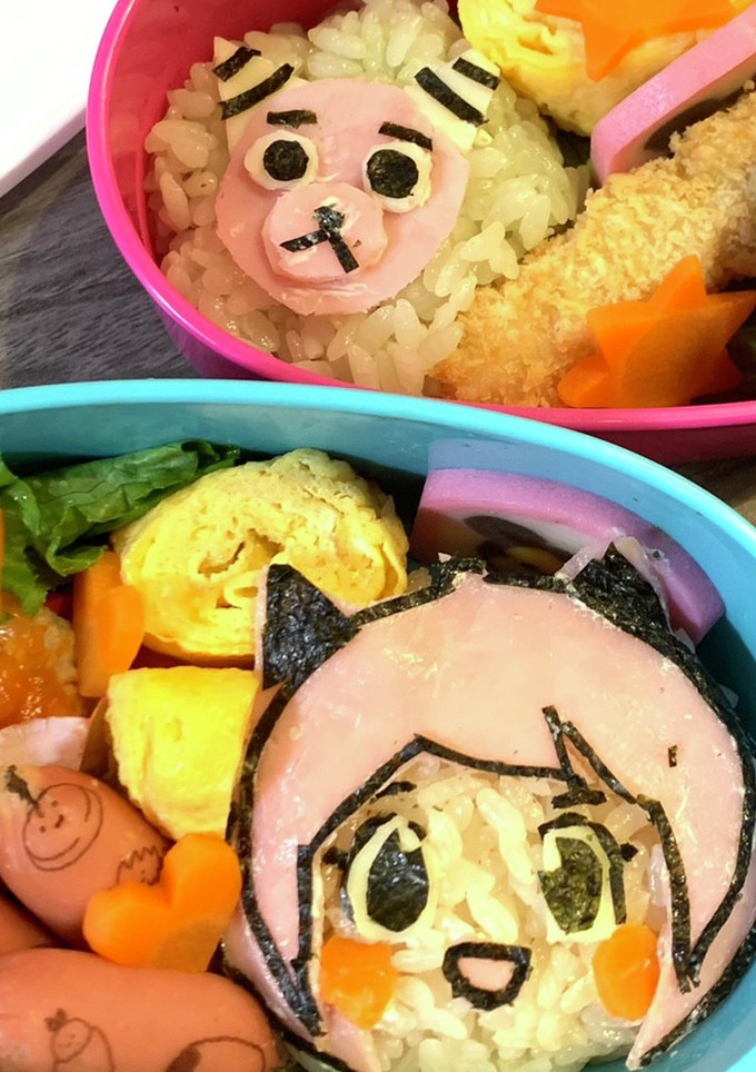 アーニャとキメラさんキャラ弁　幼稚園児-レシピのメイン写真